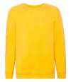 SSE9B 620310 Fruit of the Loom Kids Premium Drop Shoulder Sweatshirt Sunflower colour image
